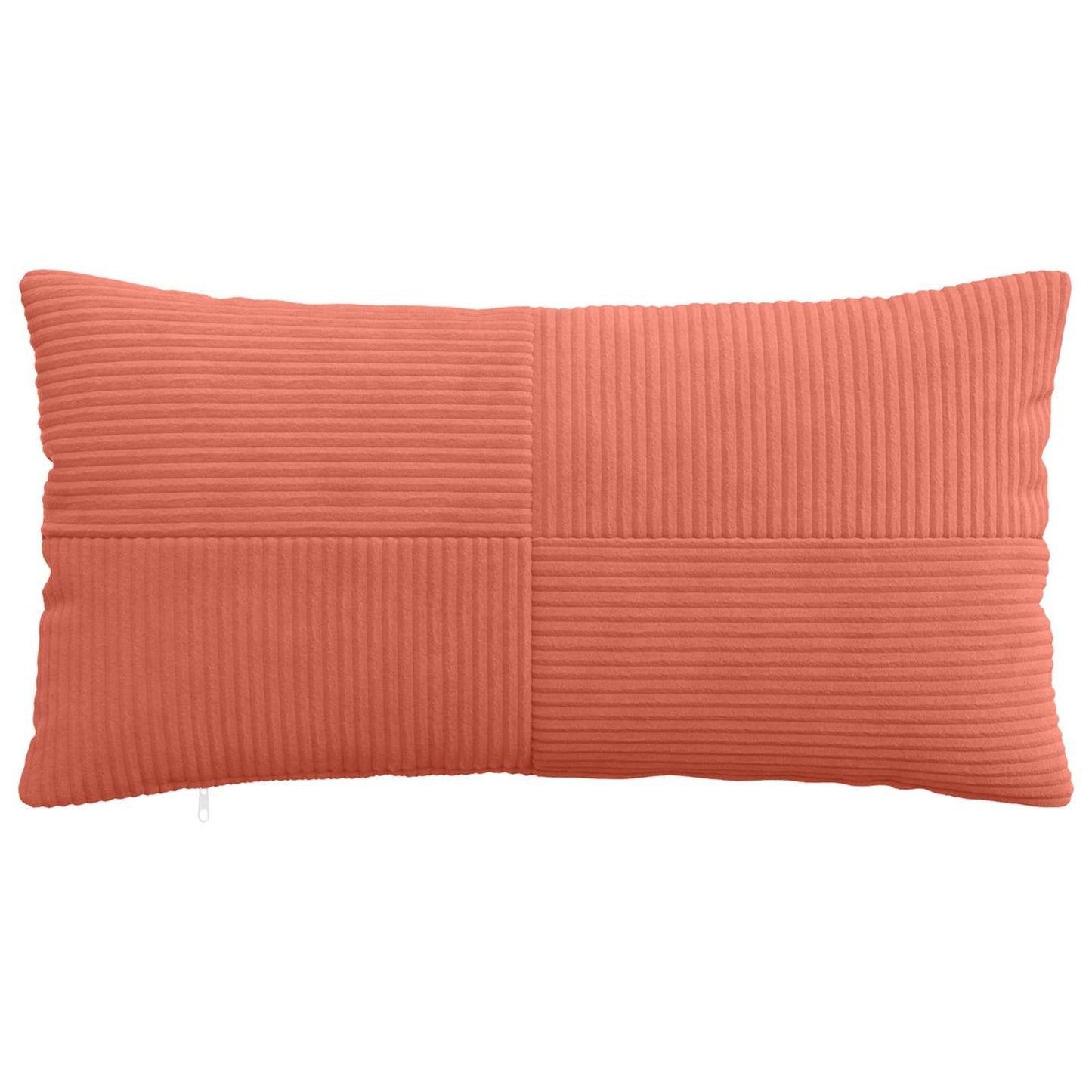 Cushion Cover 2 pcs ALMELO Red Orange 40 x 70 cm Corduroy