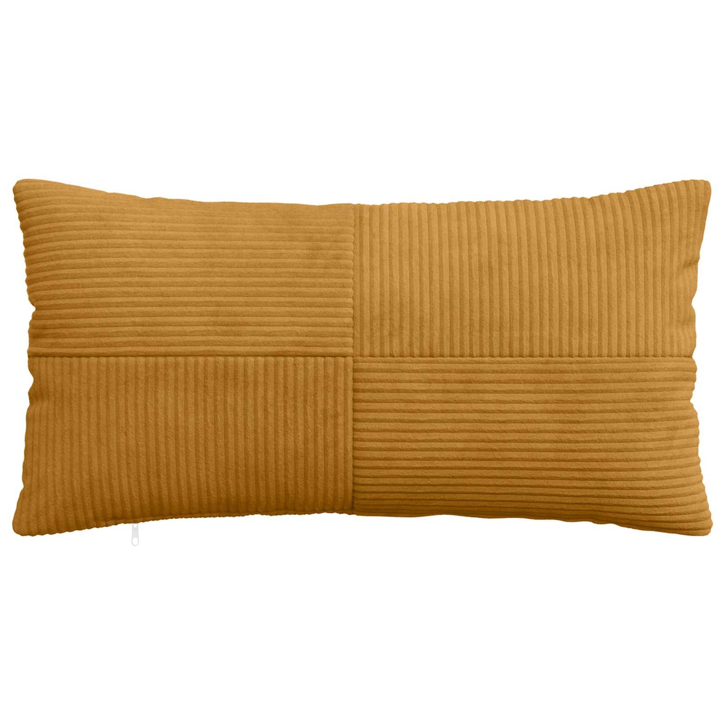 Cushion Cover 2 pcs ALMELO Yellow 40 x 70 cm Corduroy