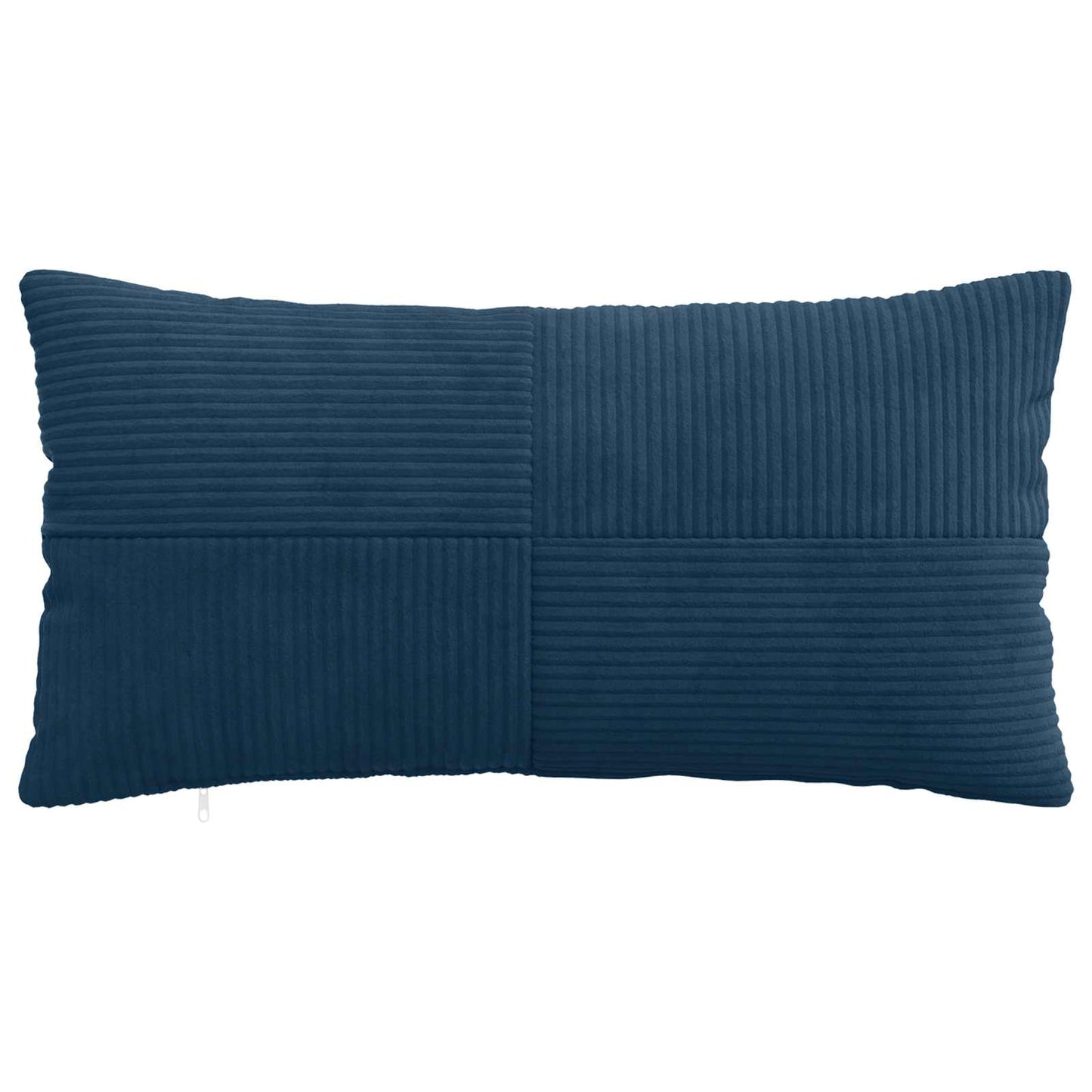 Cushion Cover 2 pcs ALMELO Navy Blue 40 x 70 cm Corduroy