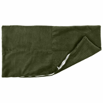 Cushion Cover 6 pcs ALMELO Green 40 x 80 cm Corduroy