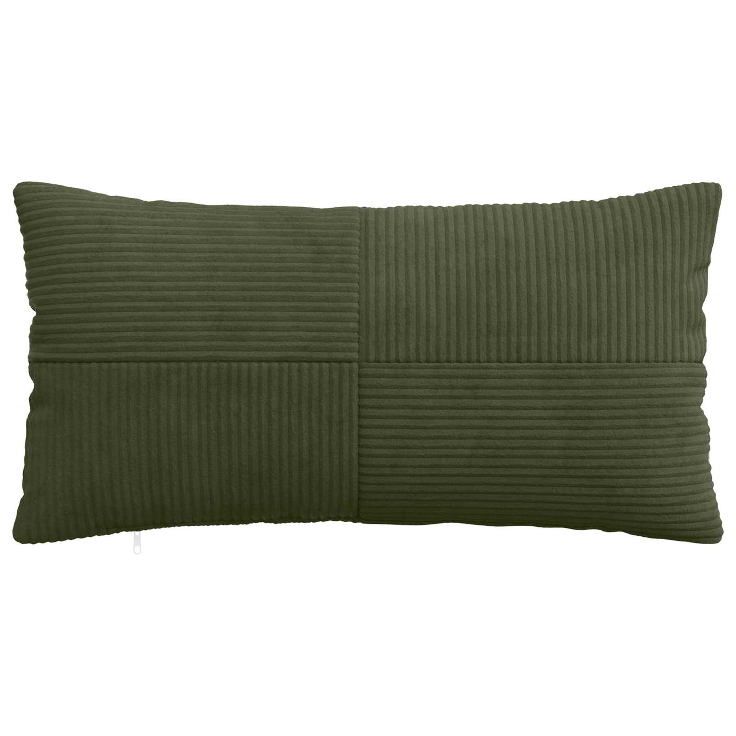 Cushion Cover 6 pcs ALMELO Green 40 x 80 cm Corduroy