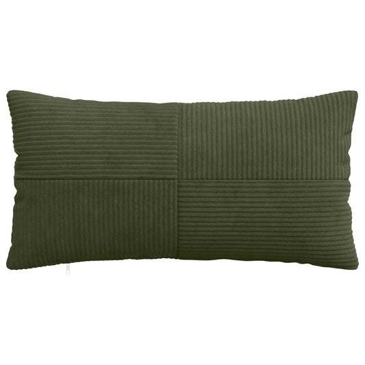 Cushion Cover 6 pcs ALMELO Green 40 x 80 cm Corduroy