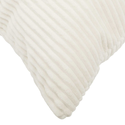 Cushion Cover 6 pcs ALMELO Cream 45 x 45 cm Corduroy