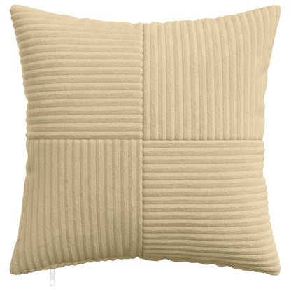Cushion Cover 2 pcs ALMELO Grey Green 50 x 50 cm Corduroy