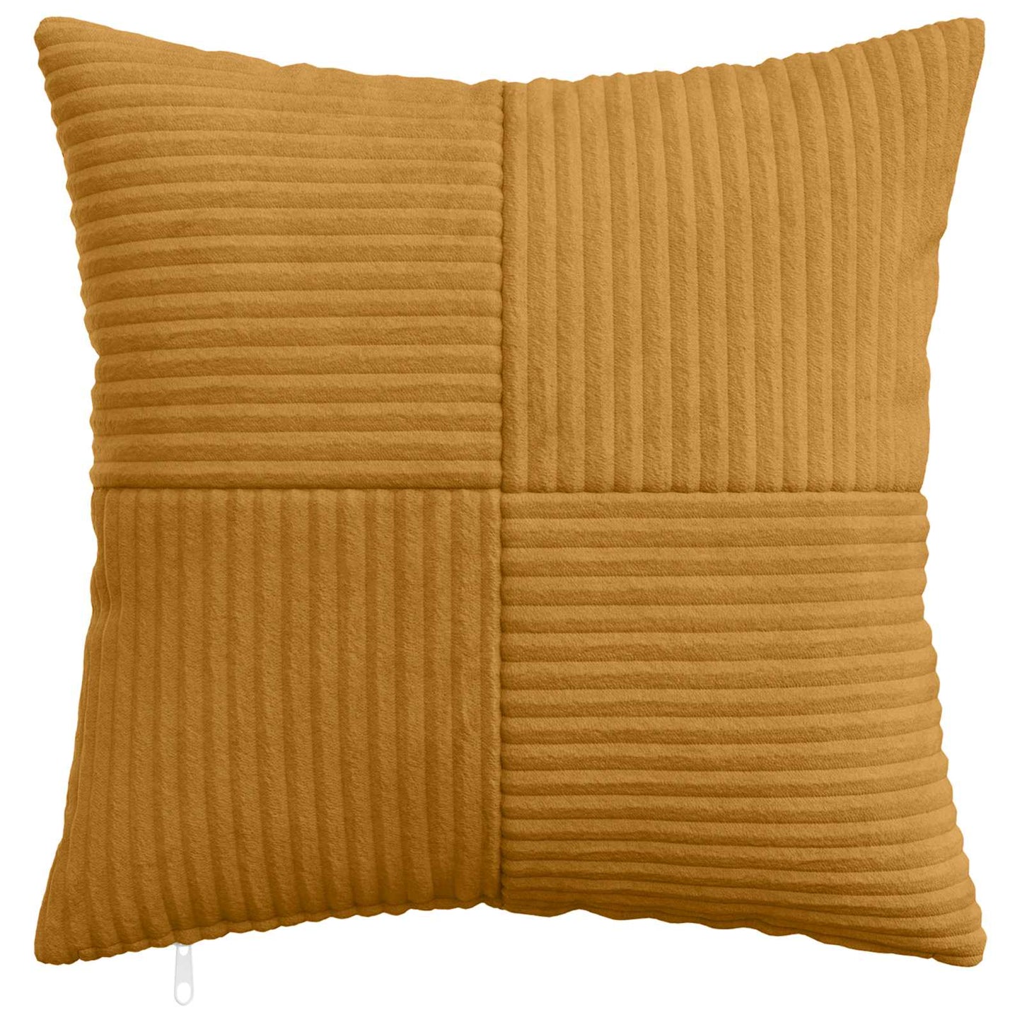 Cushion Cover 2 pcs ALMELO Yellow 50 x 50 cm Corduroy
