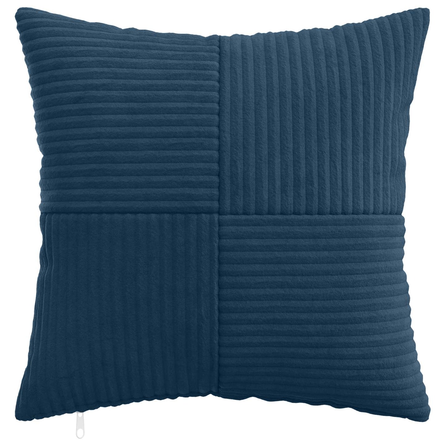 Cushion Cover 2 pcs ALMELO Navy Blue 50 x 50 cm Corduroy