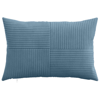 Cushion Cover 2 pcs ALMELO Blue 50 x 70 cm Corduroy