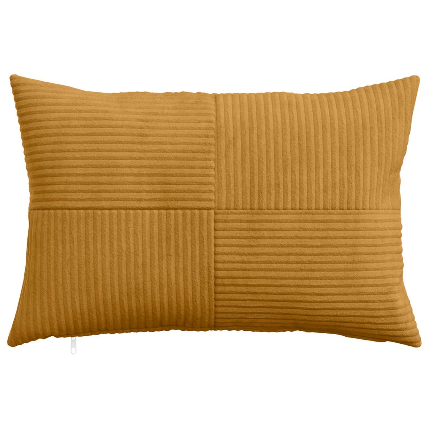 Cushion Cover 2 pcs ALMELO Yellow 50 x 70 cm Corduroy