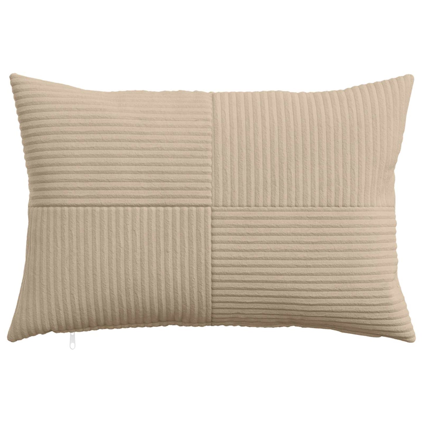Cushion Cover 2 pcs ALMELO Taupe 50 x 70 cm Corduroy