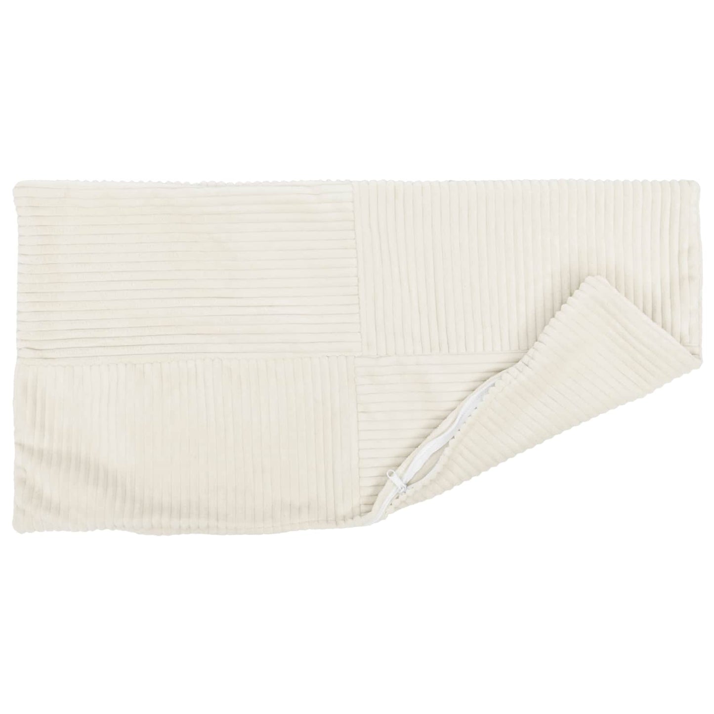 Cushion Cover 6 pcs ALMELO Cream 50 x 75 cm Corduroy