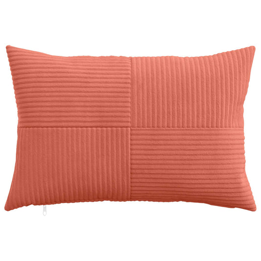 Cushion Cover 6 pcs ALMELO Red Orange 50 x 75 cm Corduroy