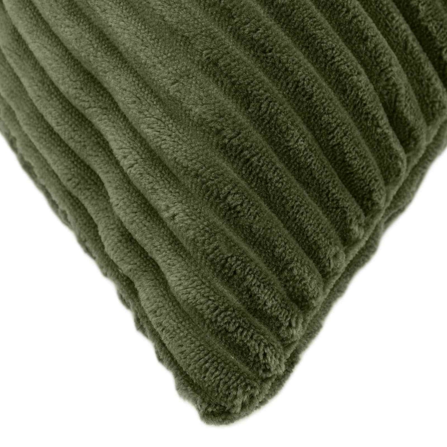 Cushion Cover 2 pcs ALMELO Green 50 x 75 cm Corduroy