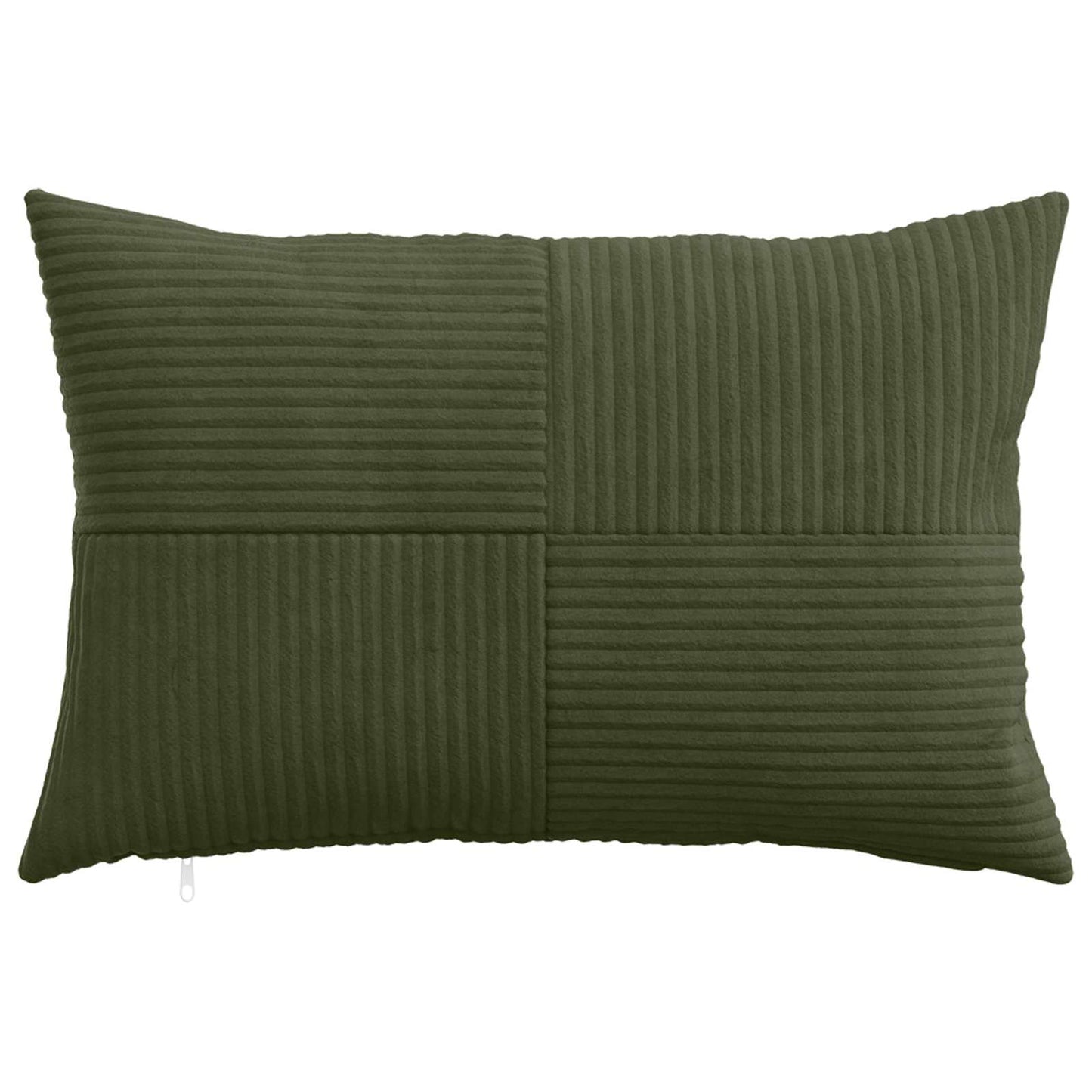 Cushion Cover 2 pcs ALMELO Green 50 x 75 cm Corduroy