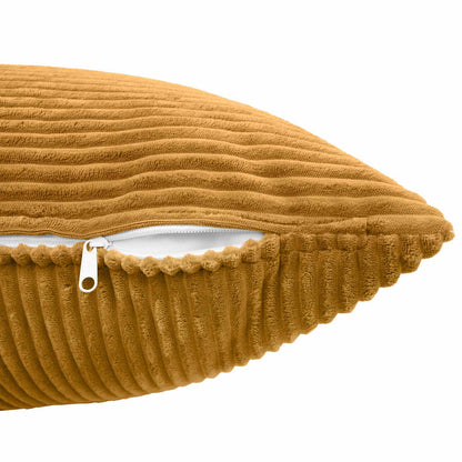 Cushion Cover 2 pcs ALMELO Yellow 50 x 80 cm Corduroy