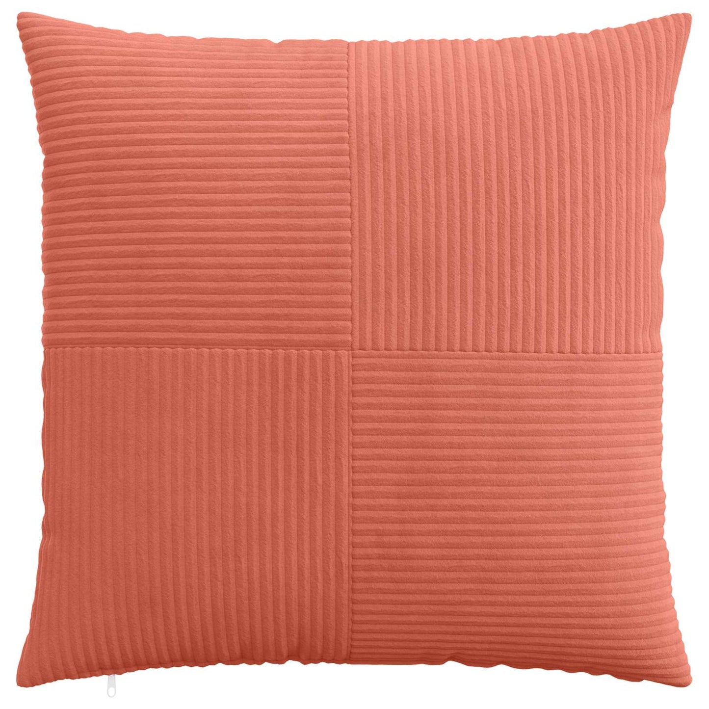 Cushion Cover 2 pcs ALMELO Red Orange 55 x 55 cm Corduroy