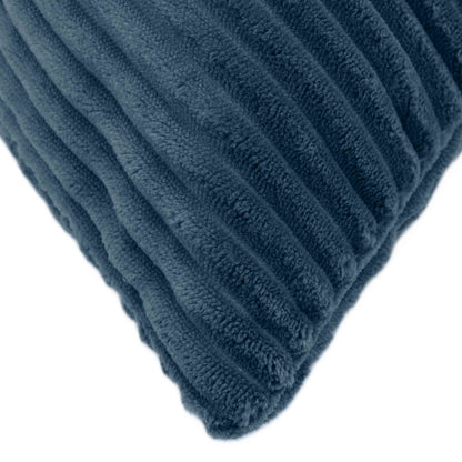 Cushion Cover 2 pcs ALMELO Navy Blue 55 x 55 cm Corduroy