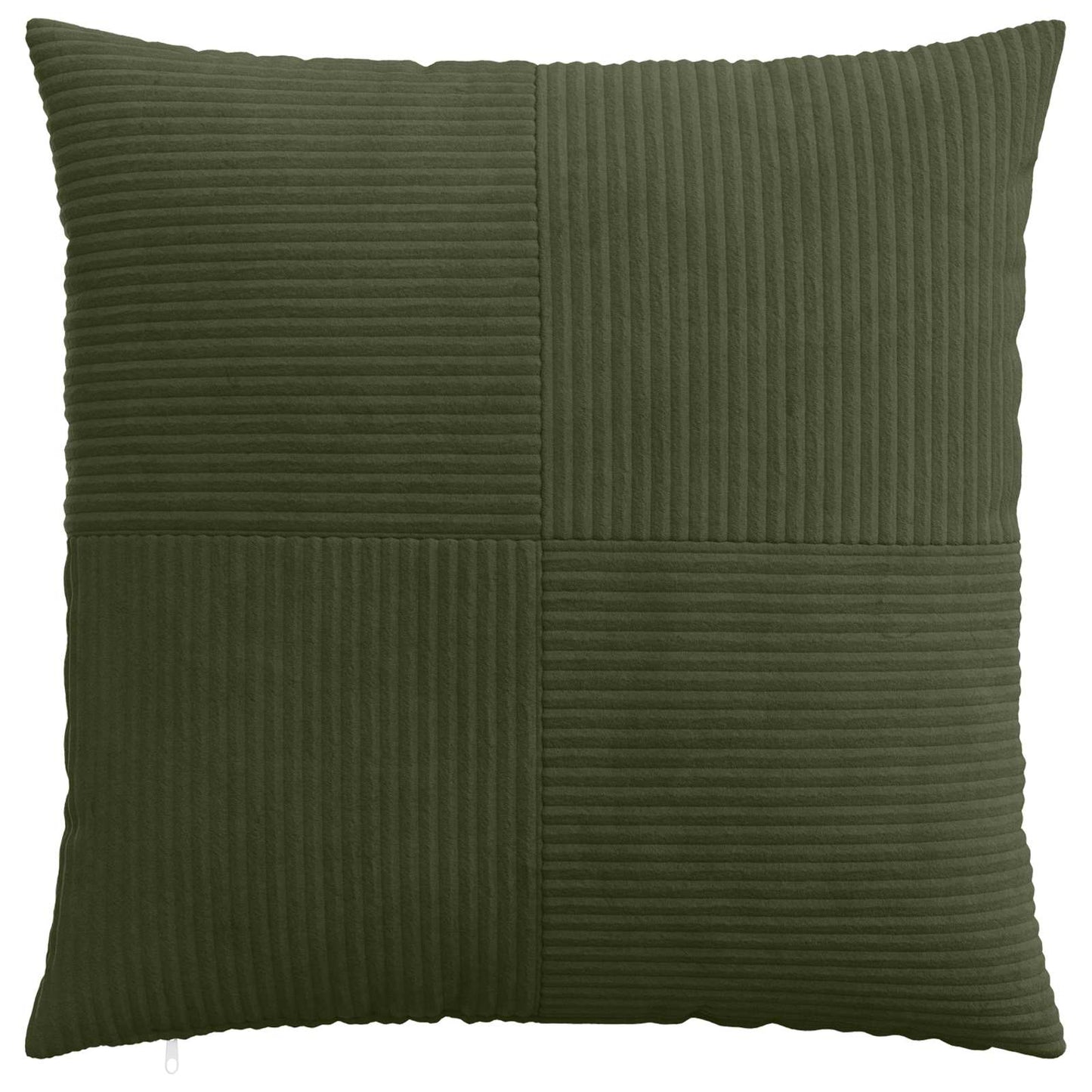 Cushion Cover 2 pcs ALMELO Green 55 x 55 cm Corduroy