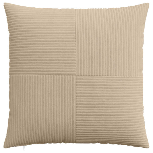 Cushion Cover 6 pcs ALMELO Taupe 55 x 55 cm Corduroy