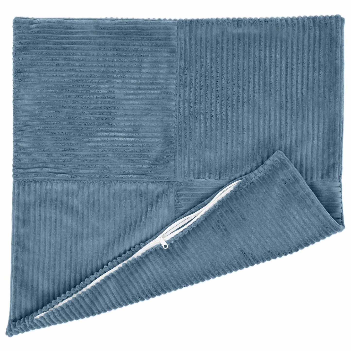 Cushion Cover 6 pcs ALMELO Blue 70 x 70 cm Corduroy