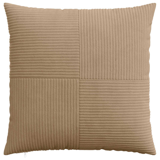 Cushion Cover 2 pcs ALMELO Brown 70 x 70 cm Corduroy