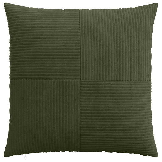 Cushion Cover 6 pcs ALMELO Green 70 x 70 cm Corduroy