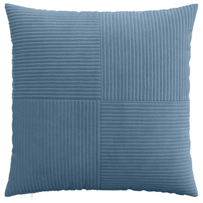 Cushion Cover 6 pcs ALMELO Blue 80 x 80 cm Corduroy