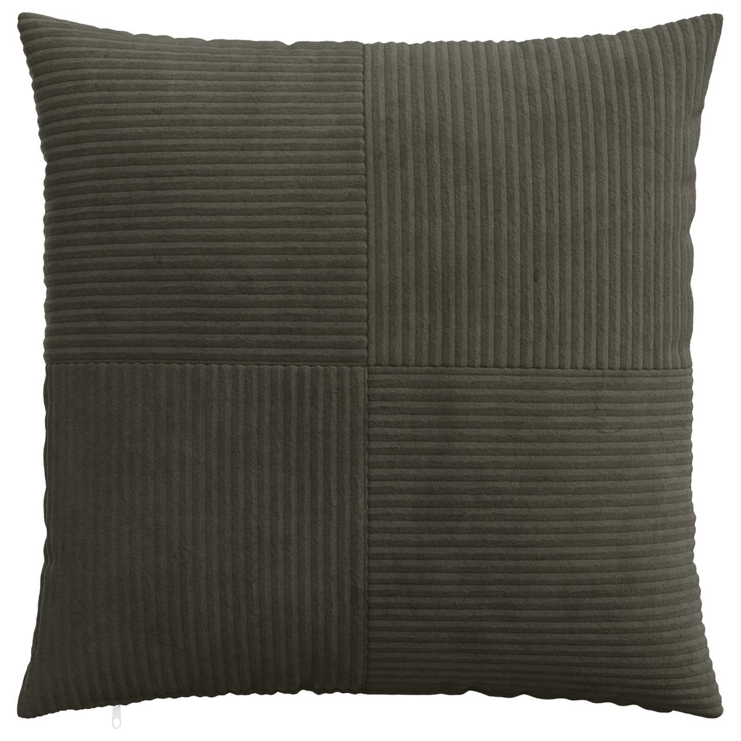 Cushion Cover 6 pcs ALMELO Anthracite 80 x 80 cm Corduroy