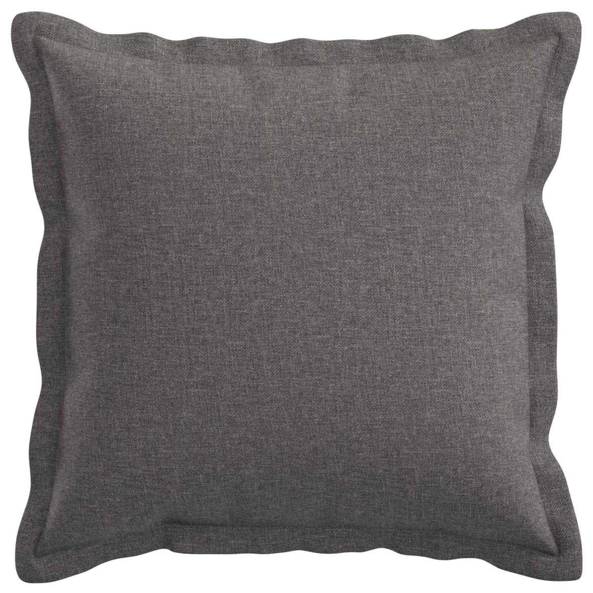 Cushion Cover 2 pcs HOUTEN Light Grey 30 x 30 cm Faux Linen