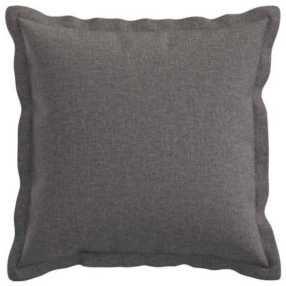 Cushion Cover 2 pcs HOUTEN Light Grey 30 x 30 cm Faux Linen