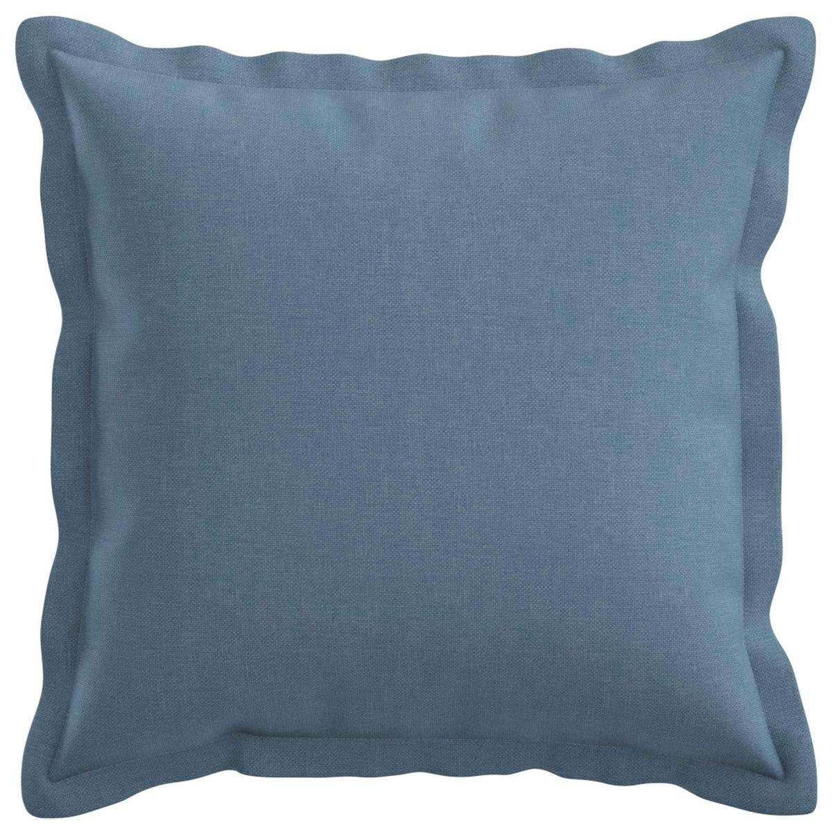 Cushion Cover 2 pcs HOUTEN Jeans Blue 30 x 30 cm Faux Linen