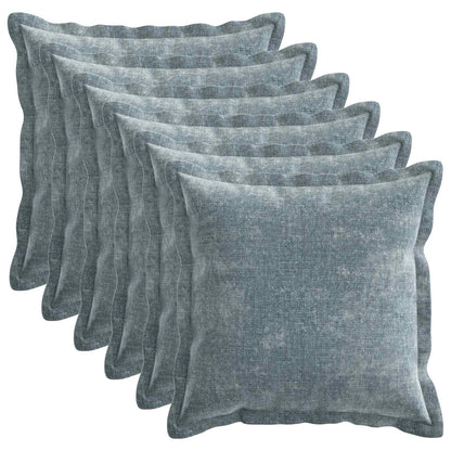 Cushion Cover 6 pcs HOUTEN Light Blue 30 x 30 cm