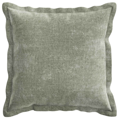 Cushion Cover 2 pcs HOUTEN Green 30 x 30 cm Chenille Fabric