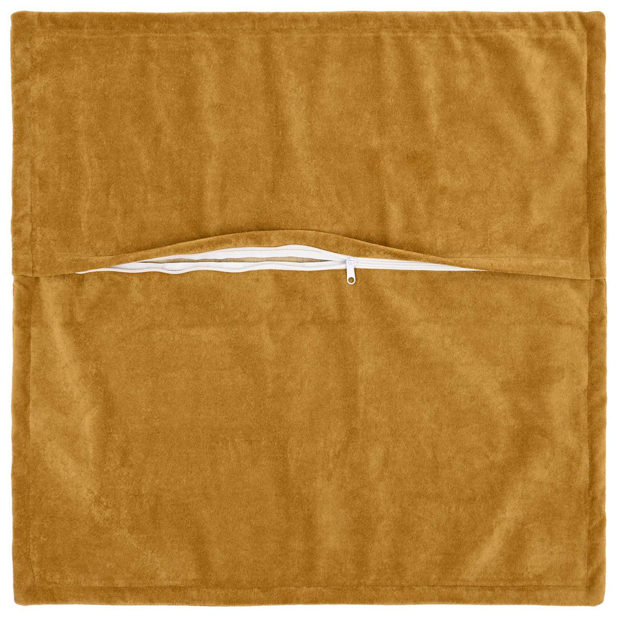 Cushion Cover 2 pcs HOUTEN Yellow 30 x 30 cm Microfiber Fleece