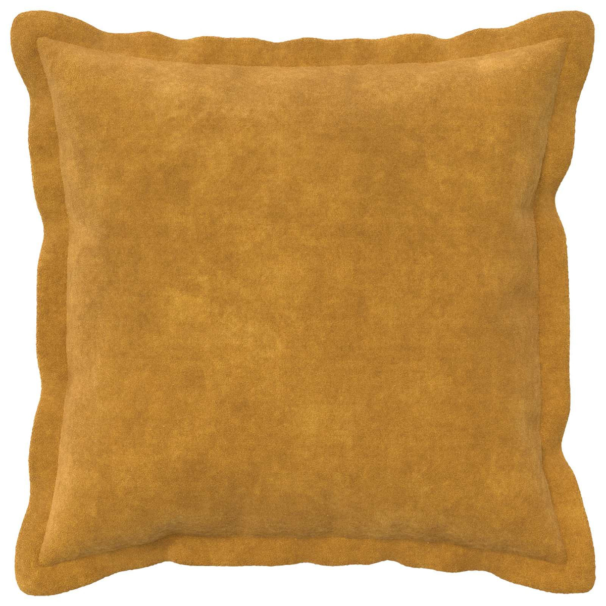 Cushion Cover 2 pcs HOUTEN Yellow 30 x 30 cm Microfiber Fleece