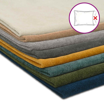 Cushion Cover 2 pcs HOUTEN Blue 30 x 30 cm Microfiber Fleece