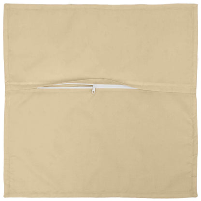 Cushion Cover 6 pcs HOUTEN Beige 30 x 30 cm Polyester
