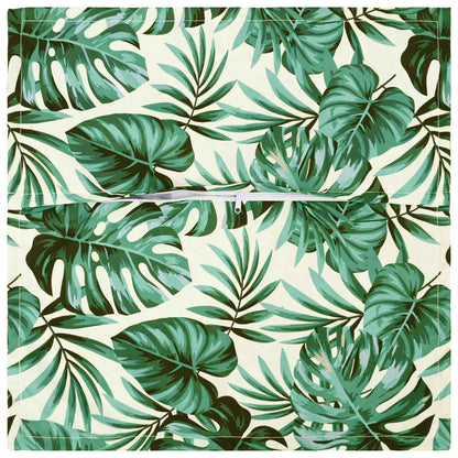 Cushion Cover 2 pcs HOUTEN Leaf Pattern 30 x 30 cm Polyester