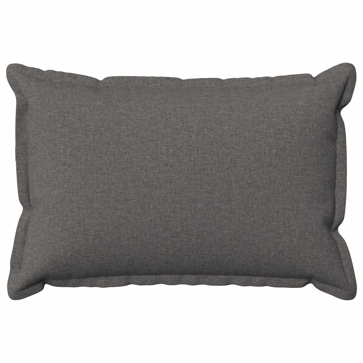 Cushion Cover 6 pcs HOUTEN Light Grey 30 x 50 cm Faux Linen
