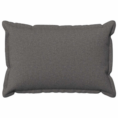 Cushion Cover 6 pcs HOUTEN Light Grey 30 x 50 cm Faux Linen