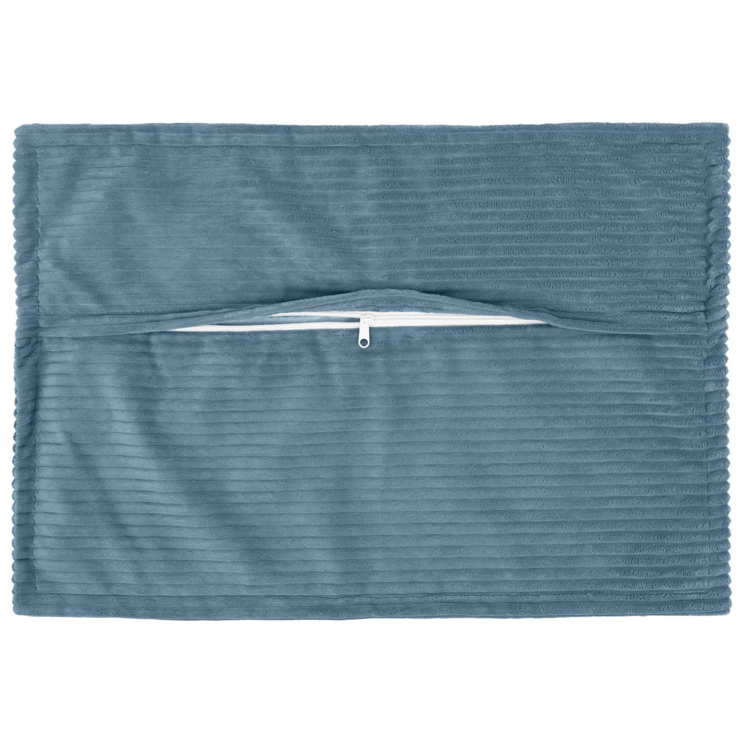 Cushion Cover 6 pcs HOUTEN Blue 30 x 50 cm Corduroy