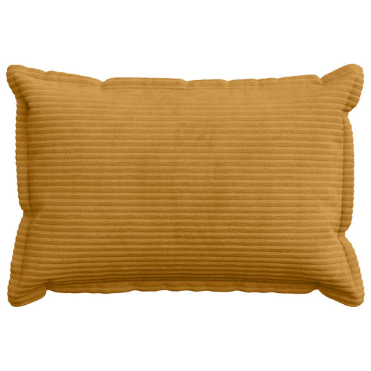 Cushion Cover 6 pcs HOUTEN Yellow 30 x 50 cm Corduroy