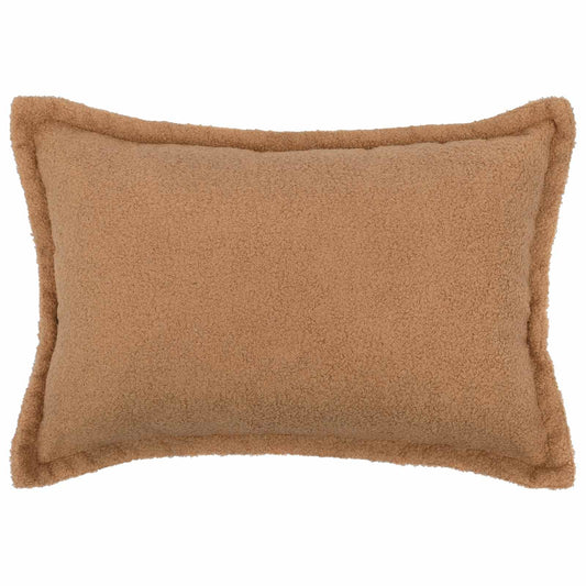 Cushion Cover 2 pcs HOUTEN Beige 30 x 50 cm Bouclé