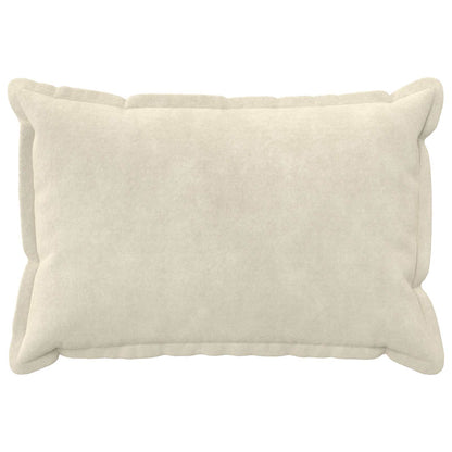 Cushion Cover 6 pcs HOUTEN Cream 30 x 50 cm Microfiber Fleece