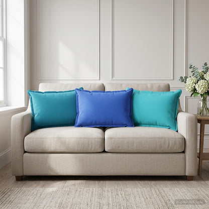 Cushion Cover 6 pcs HOUTEN Light Blue 30 x 50 cm Polyester
