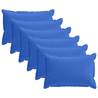 Cushion Cover 6 pcs HOUTEN Royal Blue 30 x 50 cm Polyester