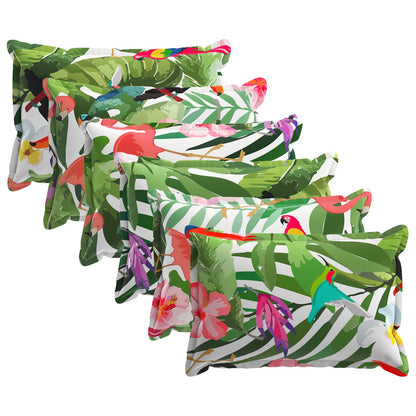 Cushion Cover 6 pcs HOUTEN Multicolour 30 x 50 cm Polyester