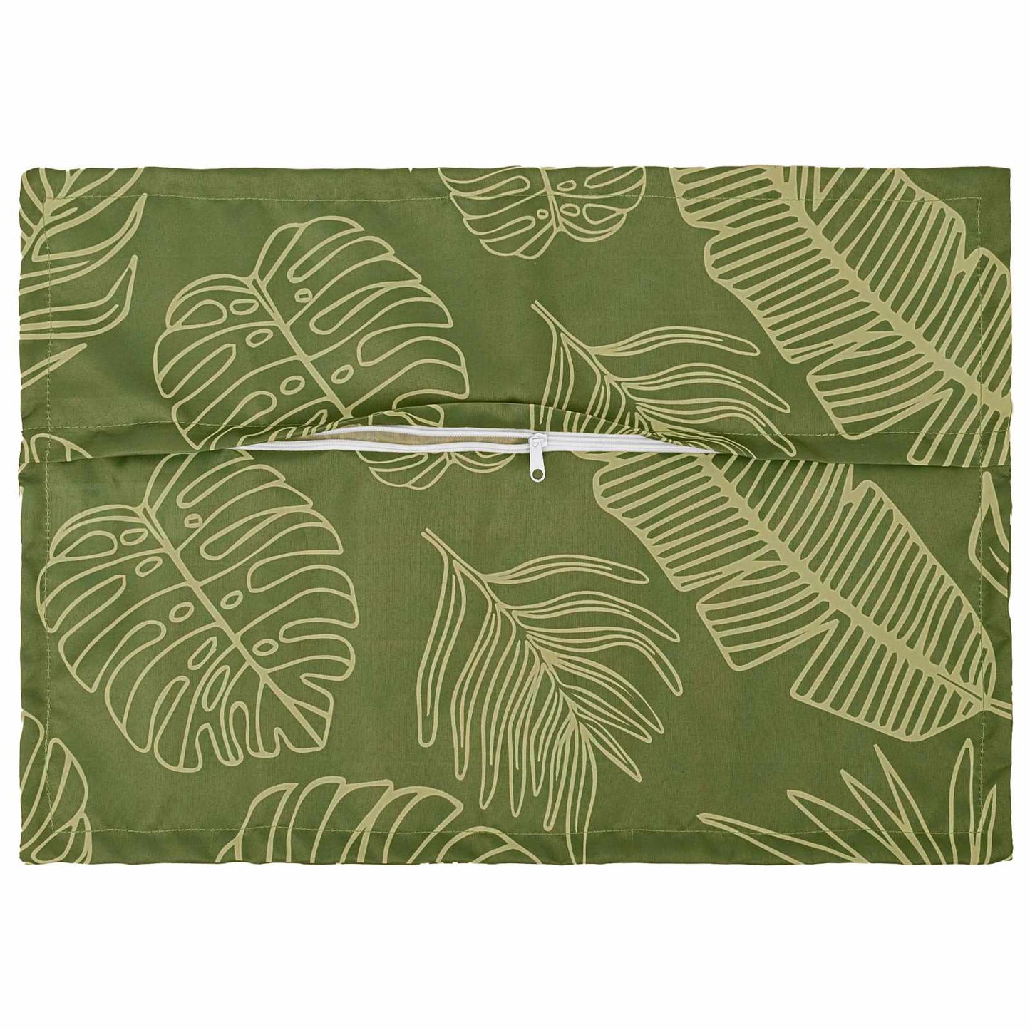 Cushion Cover 2 pcs HOUTEN Leaf Design 30 x 50 cm Polyester