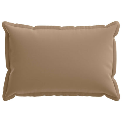 Cushion Cover 2 pcs HOUTEN Taupe 30 x 50 cm Polyester