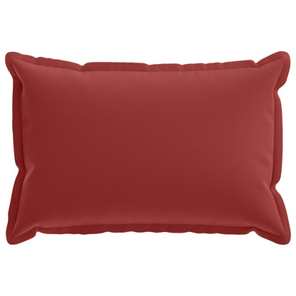 Cushion Cover 2 pcs HOUTEN Wine Red 30 x 50 cm Polyester