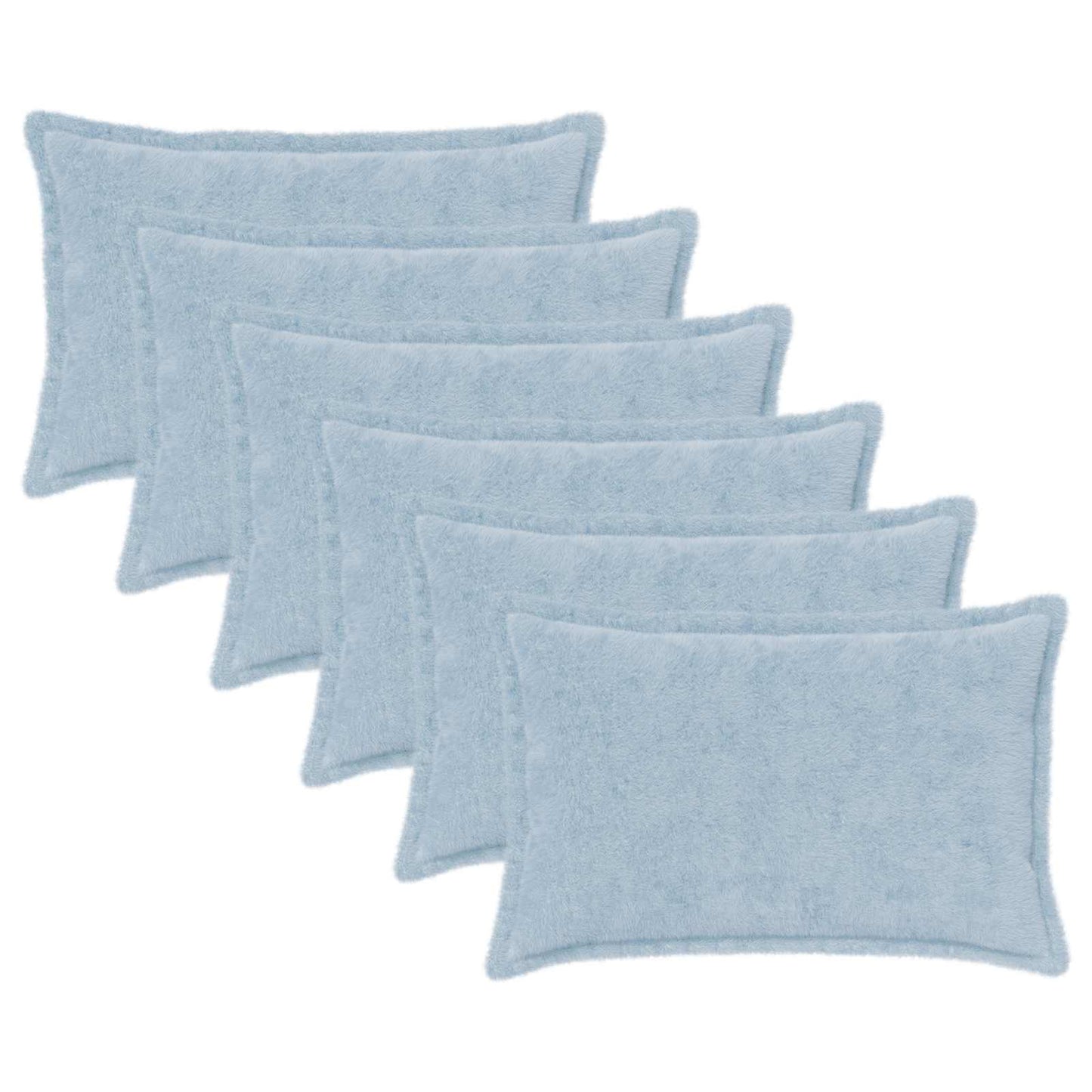 Cushion Cover 6 pcs HOUTEN Light Blue 30 x 50 cm